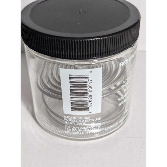 Silicoil Brush Cleaning Tank Jar Clear Glass Paint Brush Cleaning FREE SHIPPING - Picture 3 of 5